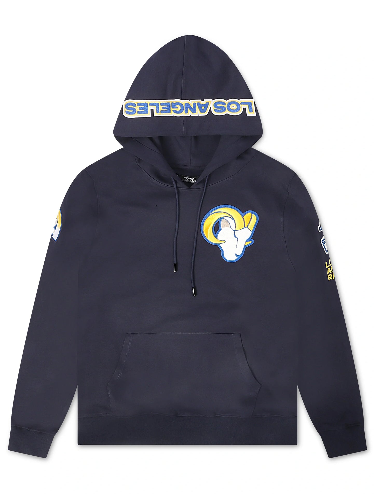 Pro Standard LA Rams Chenille Hoodie - Navy Denim Exchange