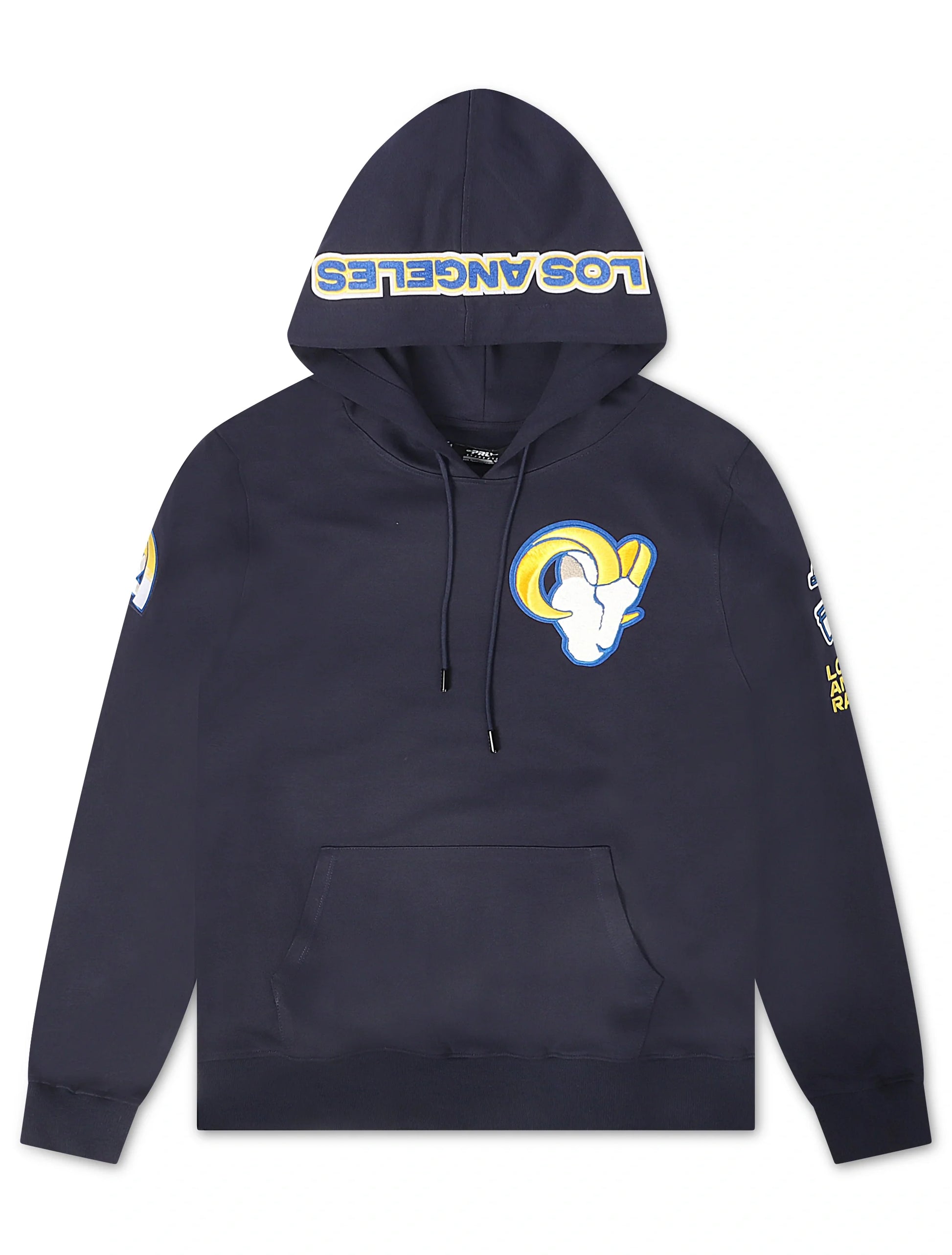 Pro Standard LA Rams Chenille Hoodie - Navy Denim Exchange