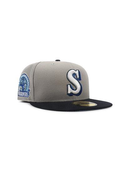 New Era 5950 Seattle Mariners 30th Anniversary Hat - Grey/Black Denim Exchange