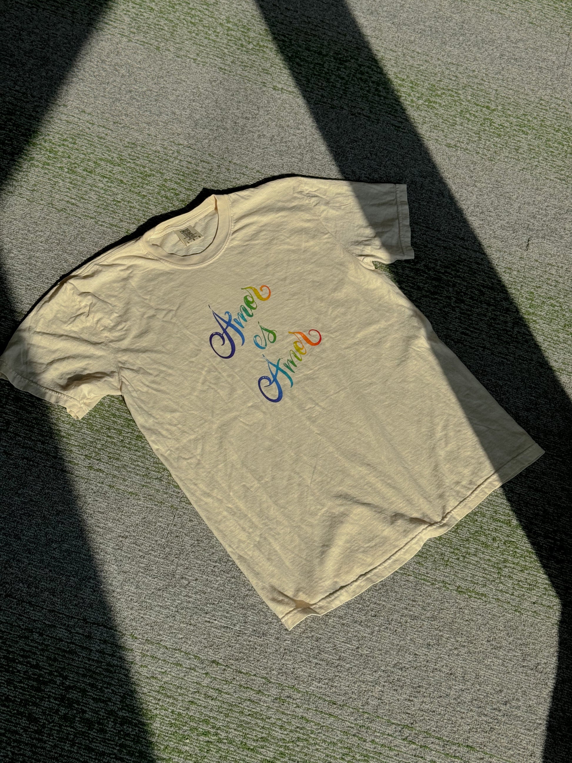 Amor Es Amor Rainbow Tee JZD