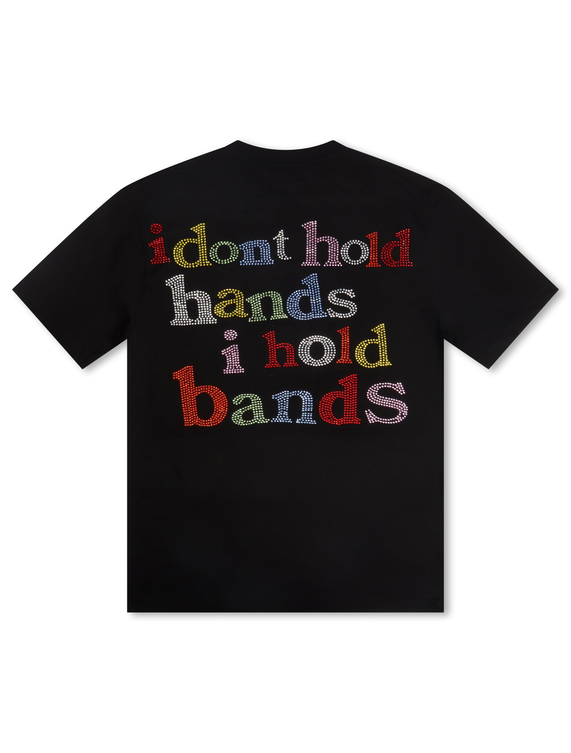 All Cash Hold Bands Rhinestone Tee - Multicolor Denim Exchange