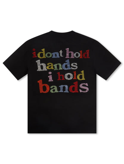 All Cash Hold Bands Rhinestone Tee - Multicolor Denim Exchange
