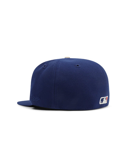 New Era 5950 Dodgers Champions Script Hat - Royal Blue Denim Exchange