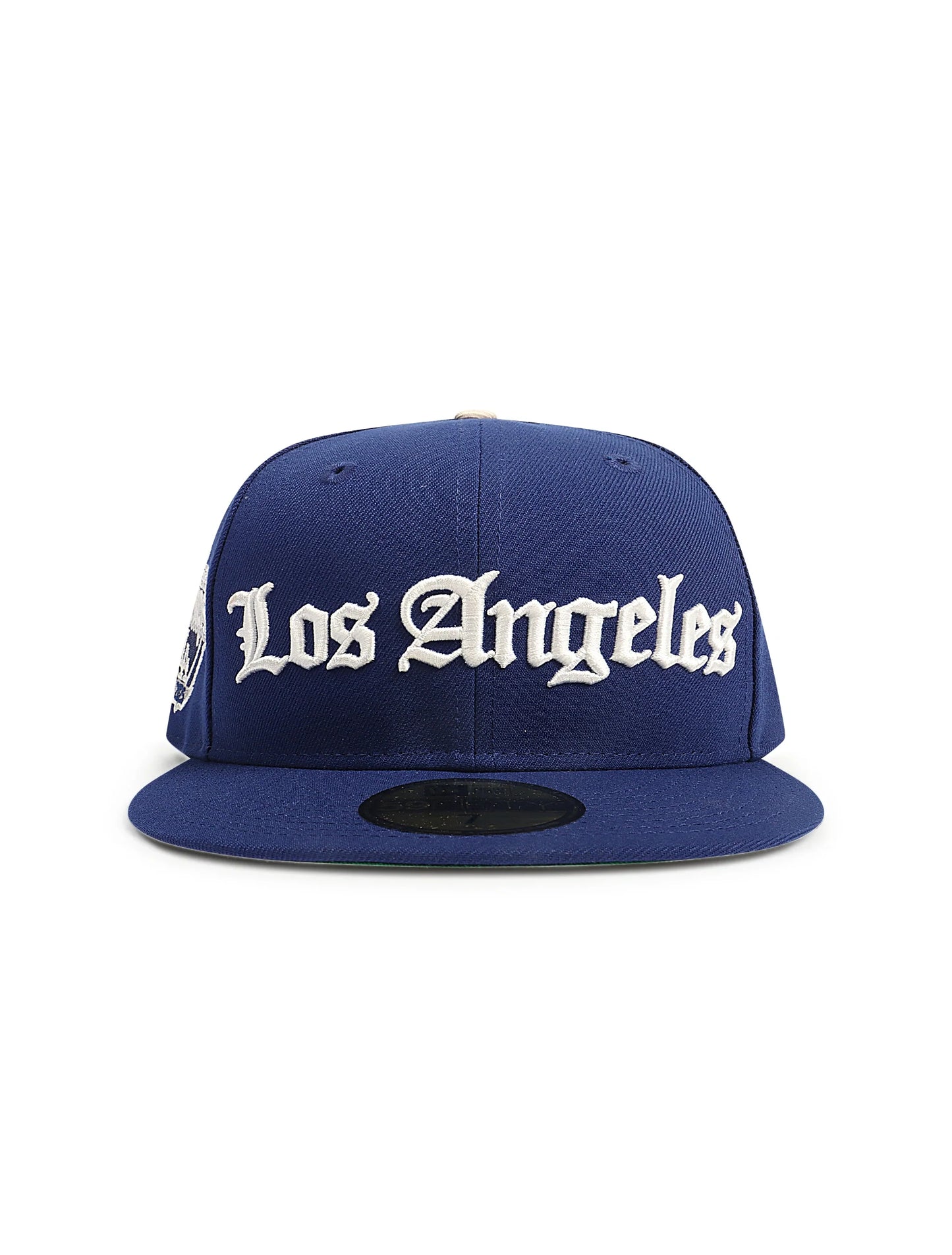 New Era 5950 Dodgers Champions Script Hat - Royal Blue Denim Exchange