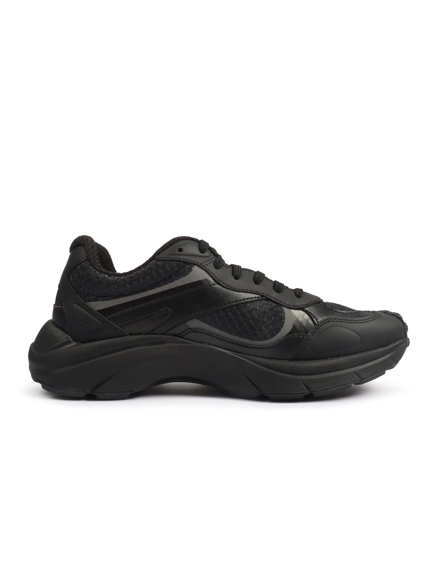 Hugo Boss Mens Trainers Leather Mesh - Black Denim Exchange