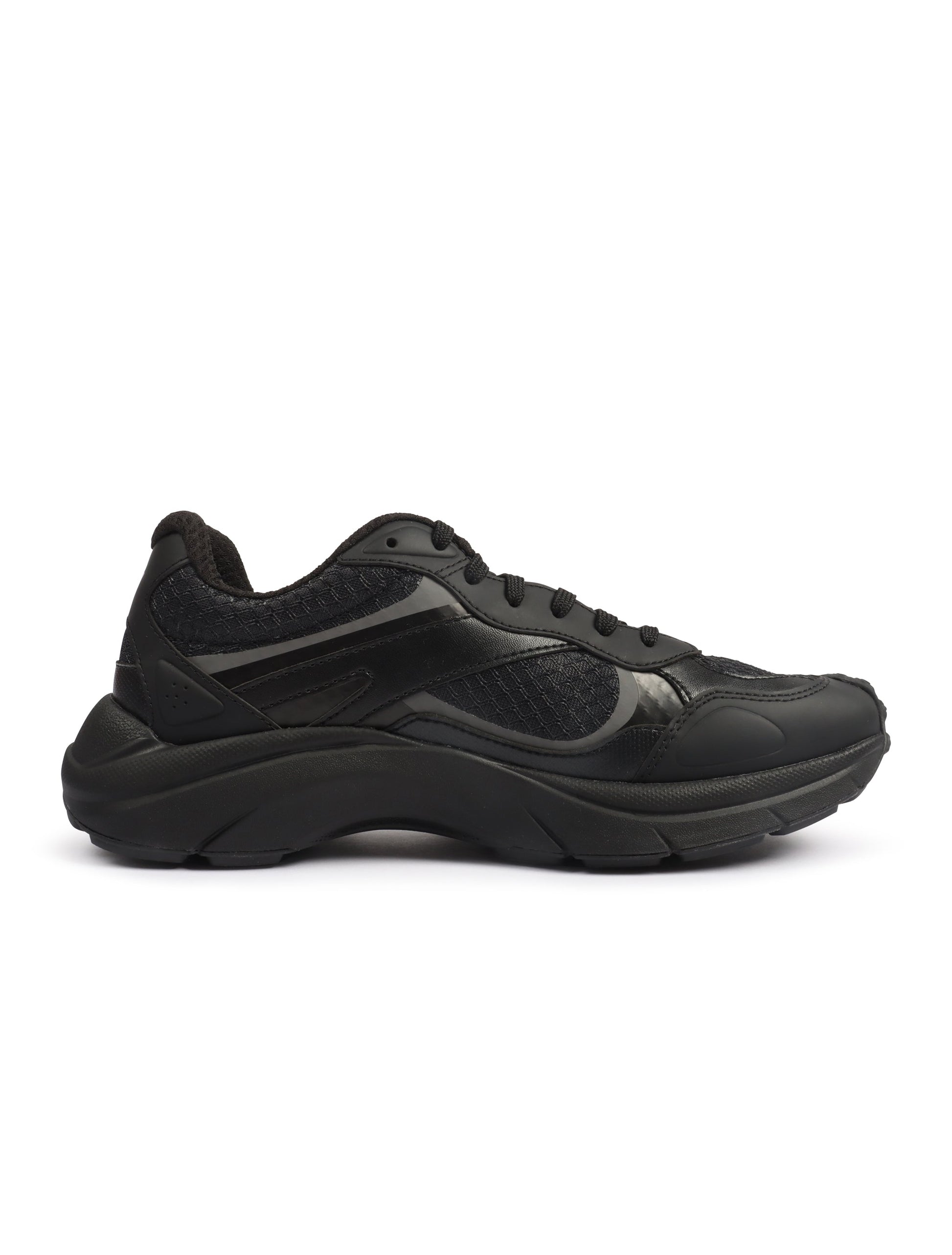 Hugo Boss Mens Trainers Leather Mesh - Black Denim Exchange