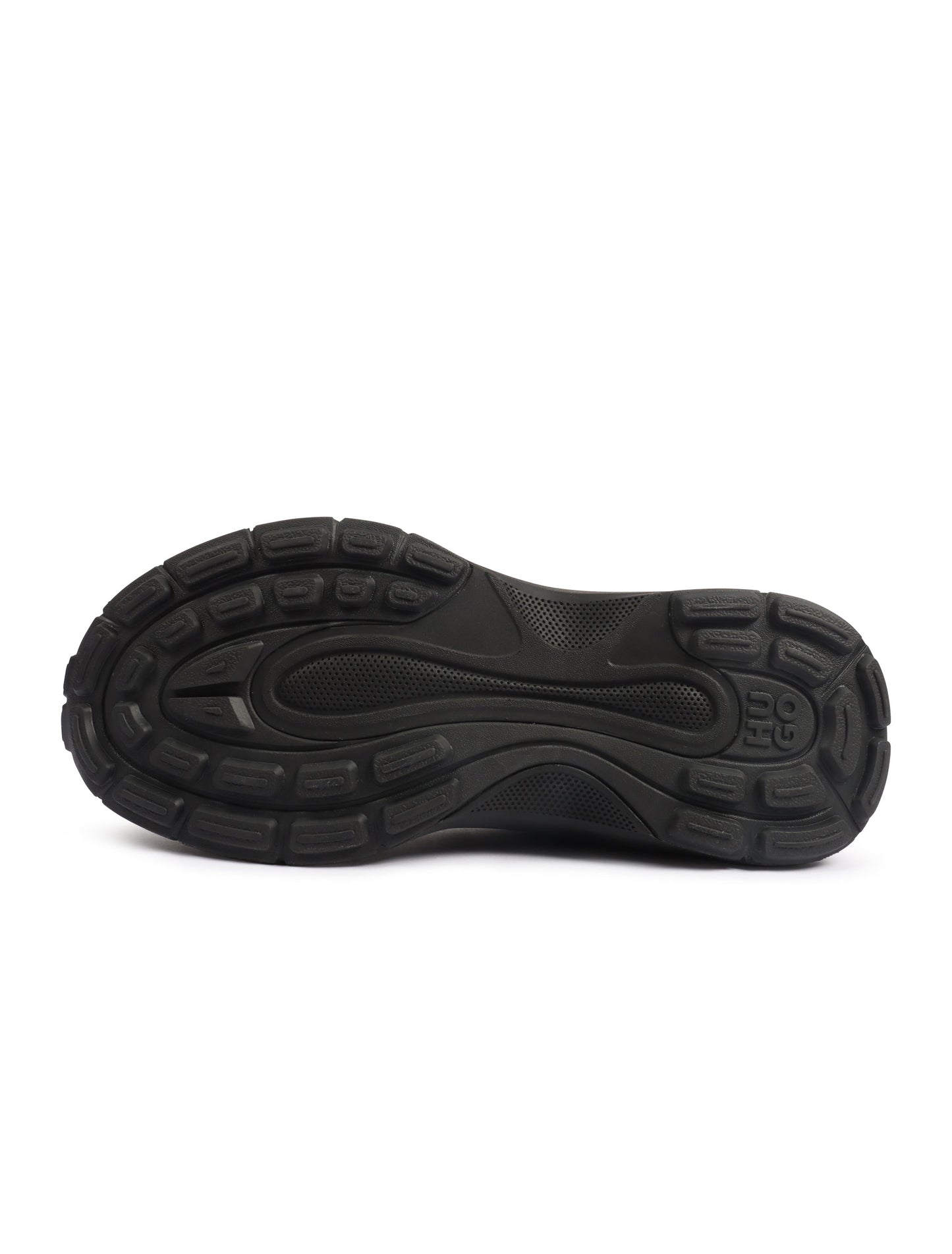Hugo Boss Mens Trainers Leather Mesh - Black Denim Exchange