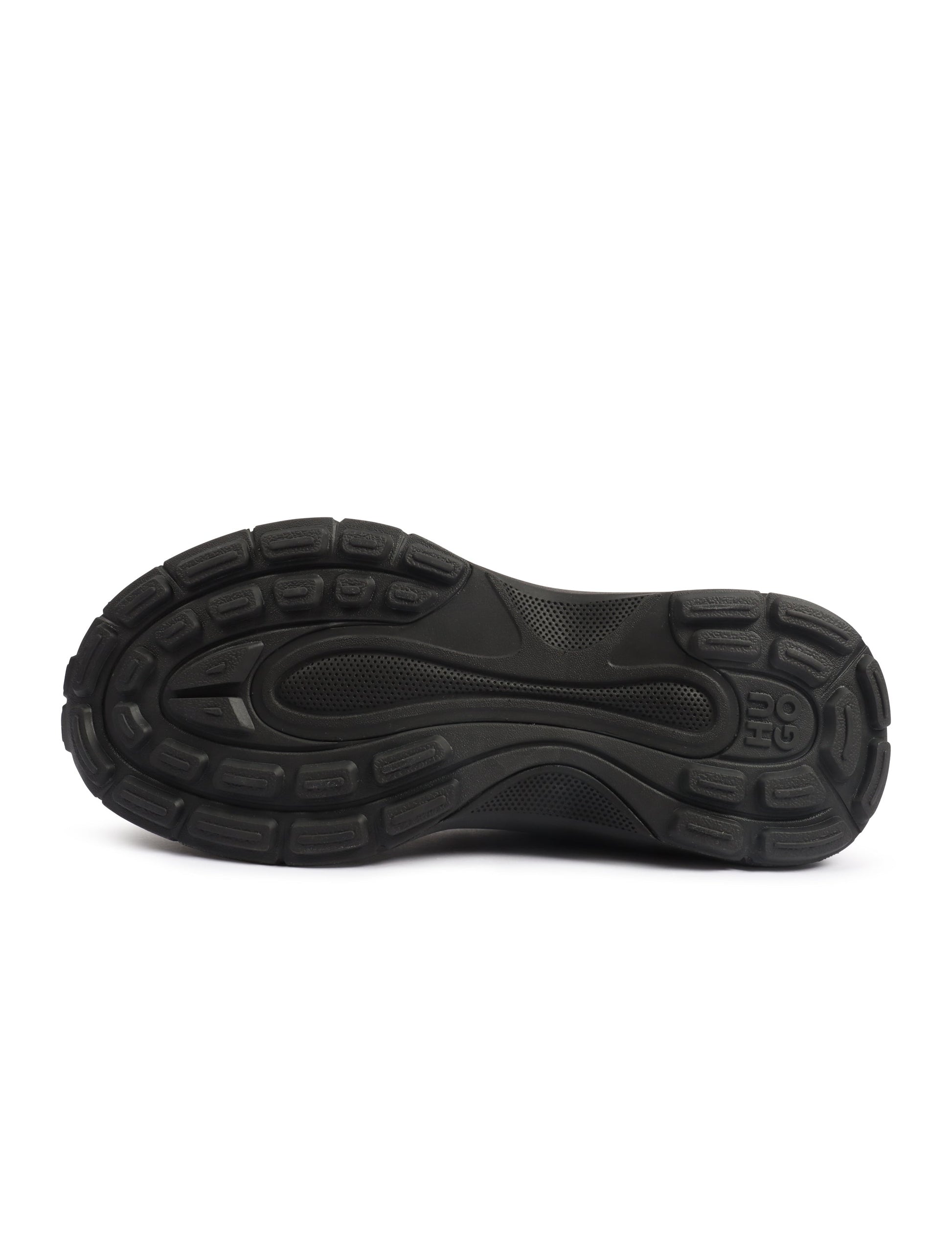 Hugo Boss Mens Trainers Leather Mesh - Black Denim Exchange