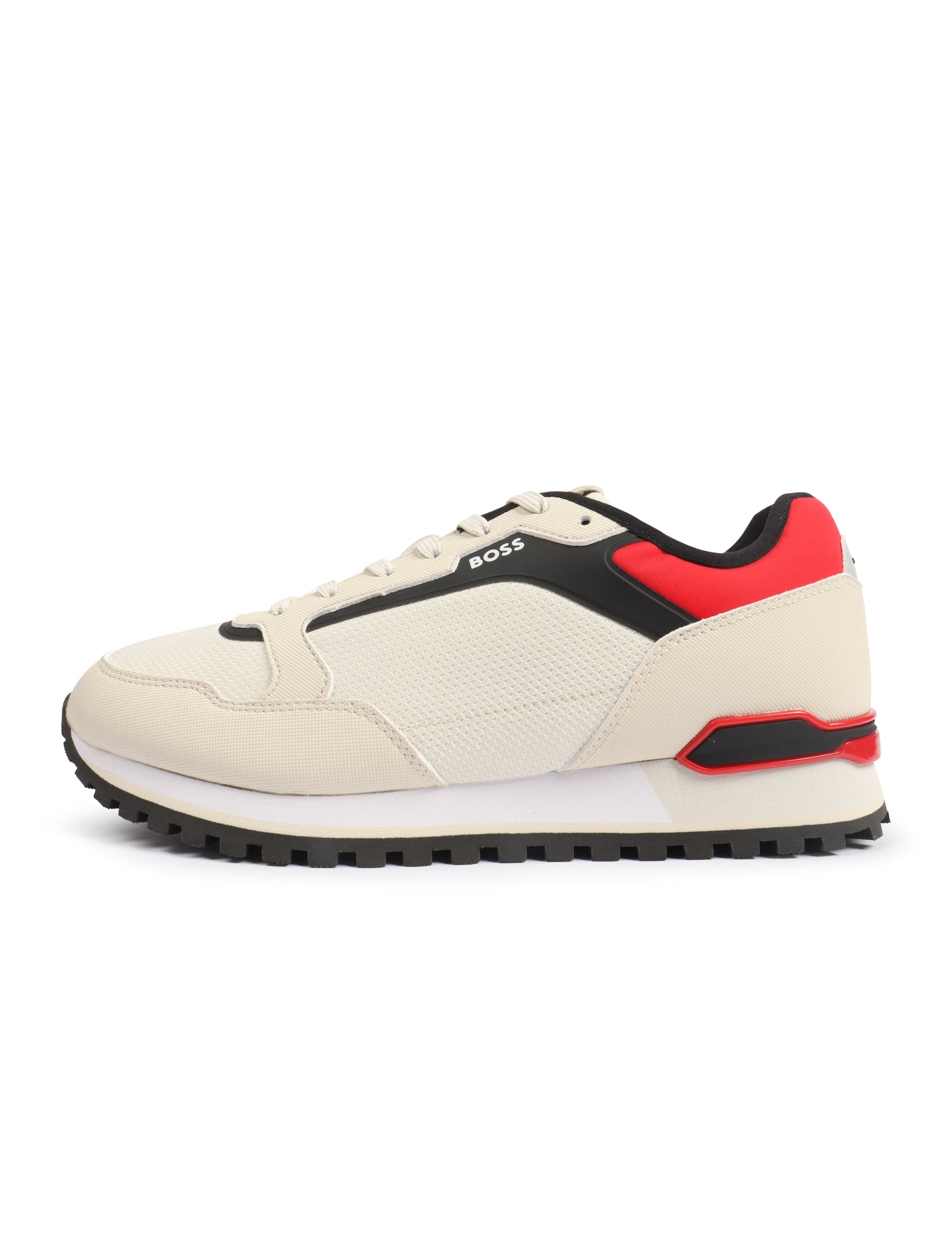 Hugo Boss Mens Parkour Runn Shoes - Light Beige Denim Exchange