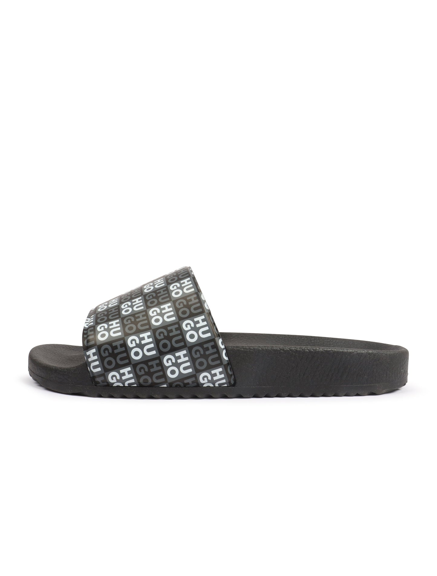 Hugo Timein Stacked Slide - Black Denim Exchange