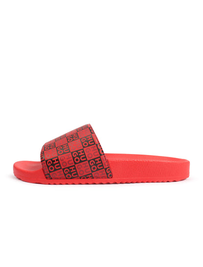 Hugo Timein Stacked Slide - Red Denim Exchange