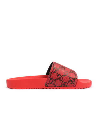 Hugo Timein Stacked Slide - Red Denim Exchange