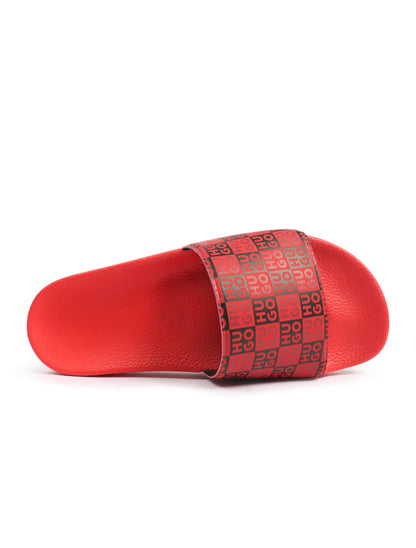 Hugo Timein Stacked Slide - Red Denim Exchange