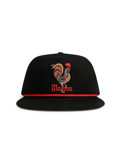 Malbon Rooster Snapback - Black Denim Exchange