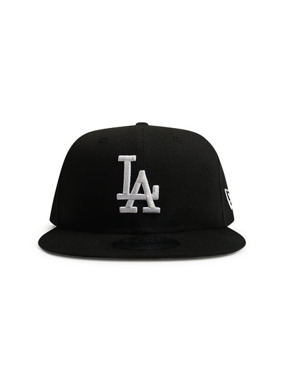 New Era 950 LA Dodgers Snapback - Black/White Denim Exchange