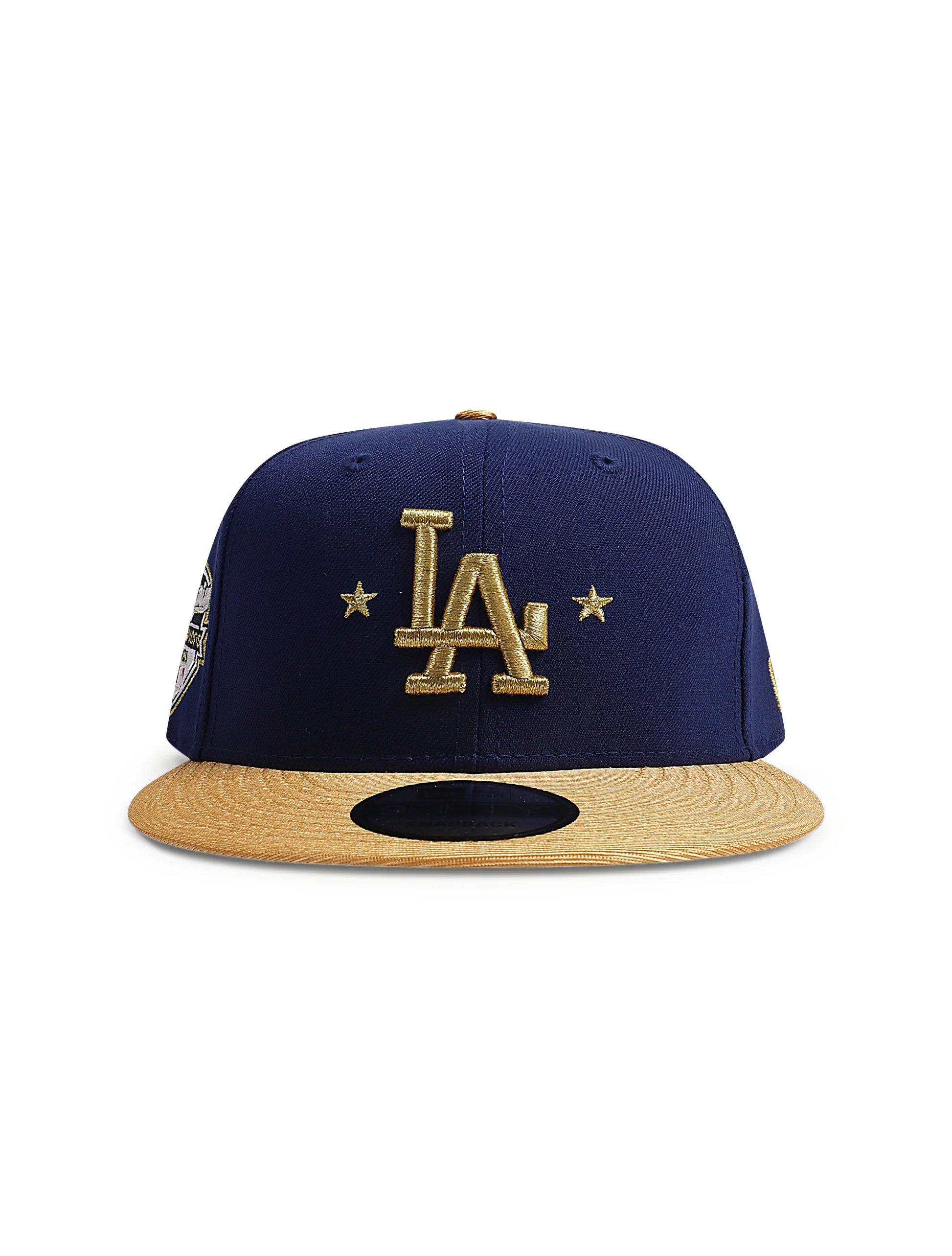 New Era 950 LA Dodgers World Series Champs Snapback - Blue/Gold Denim Exchange