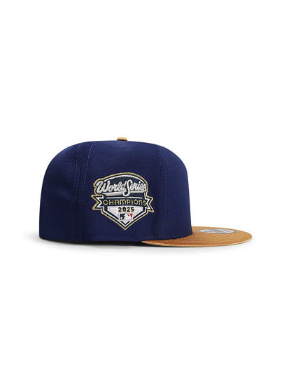 New Era 5950 Dodgers World Series Champs - Blue/Gold Denim Exchange
