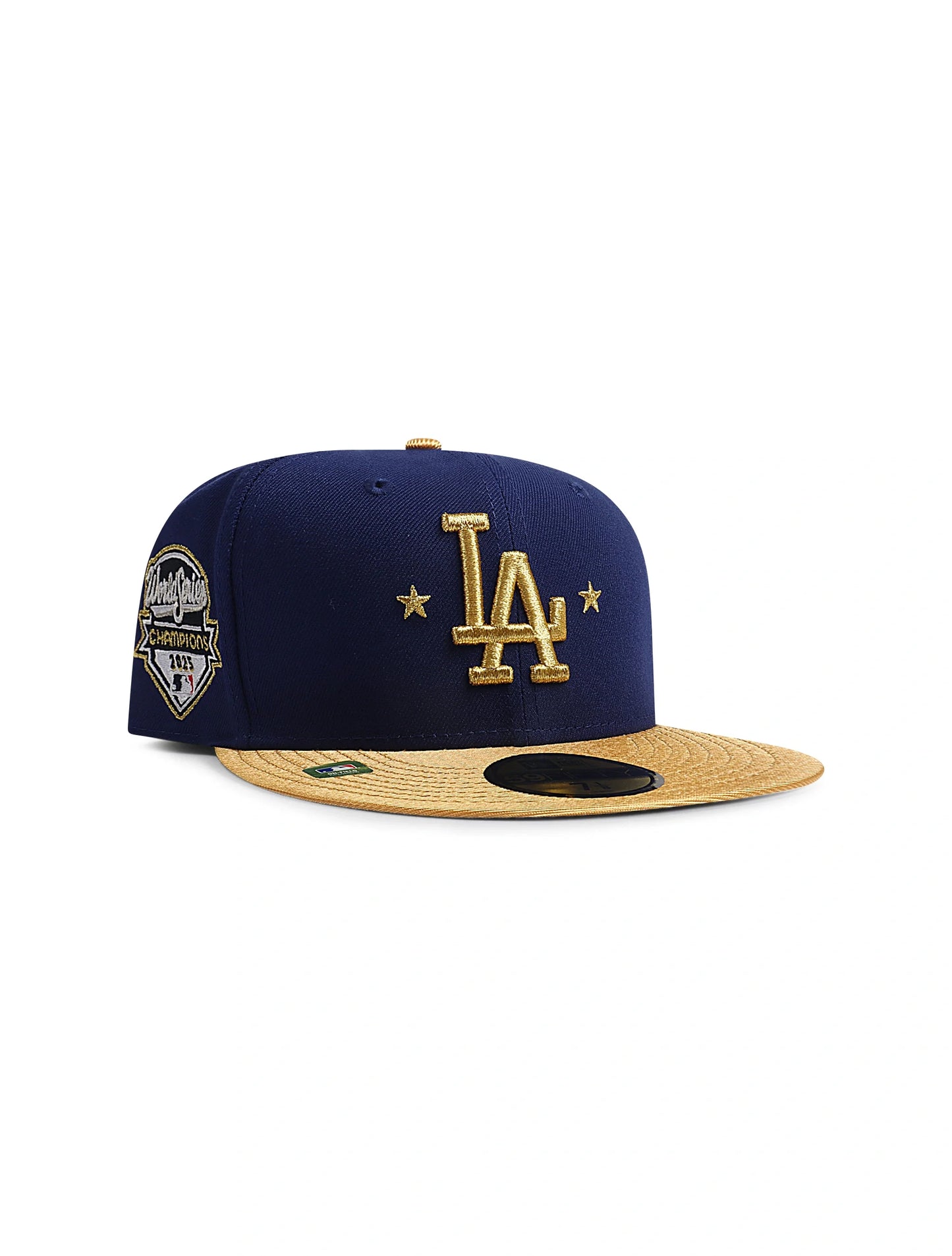 New Era 950 LA Dodgers World Series Champs Snapback - Blue/Gold Denim Exchange
