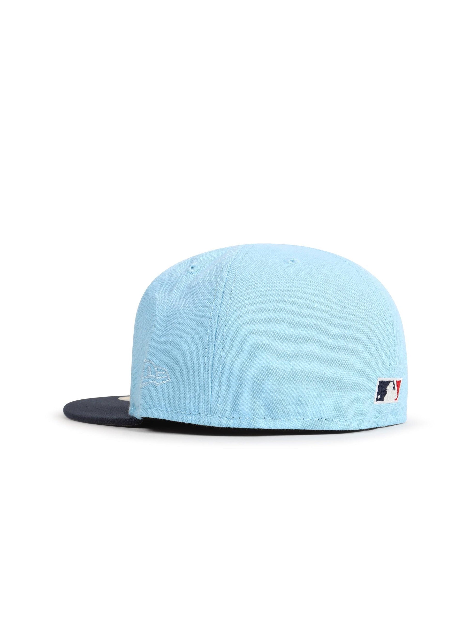New Era 5950 Dodgers 1988 World Series Hat - Dosientos Blue/Navy Denim Exchange