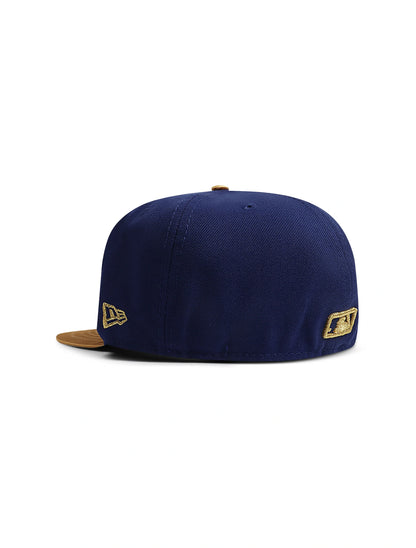 New Era 5950 Dodgers World Series Champs - Blue/Gold Denim Exchange