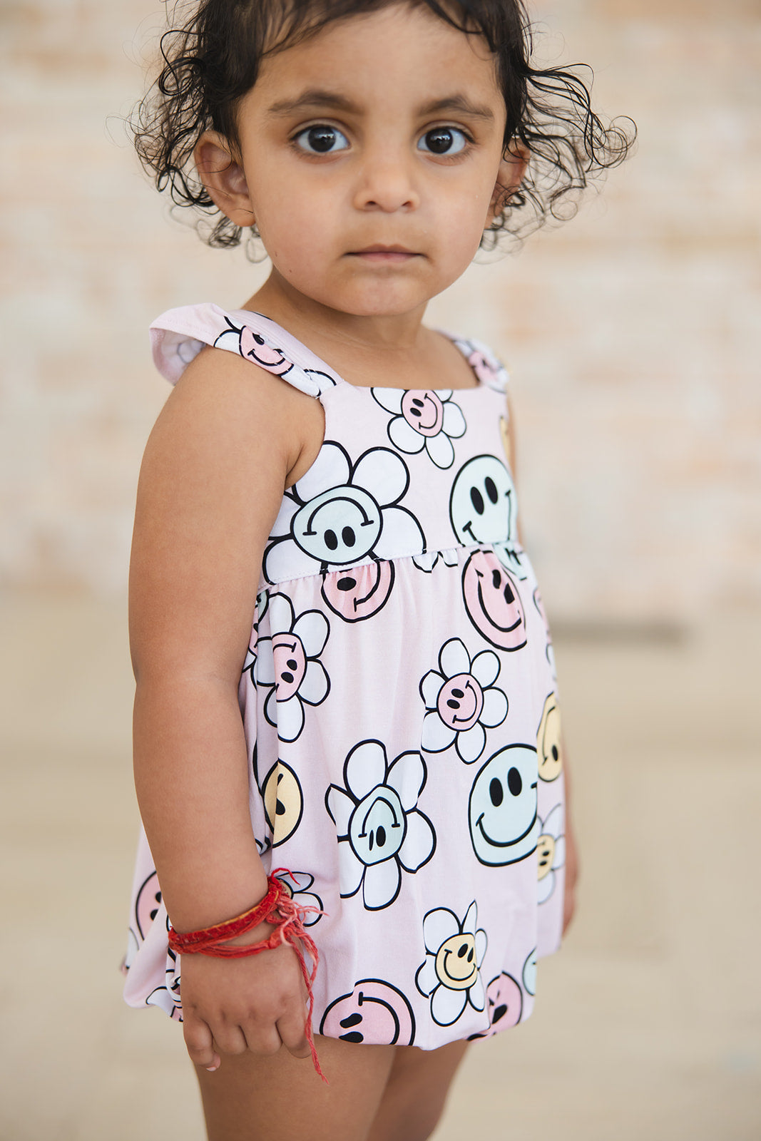 Juliet - Bubble Romper Blush Lotus