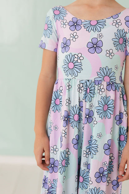 Blake - Wide Leg Romper Blush Lotus