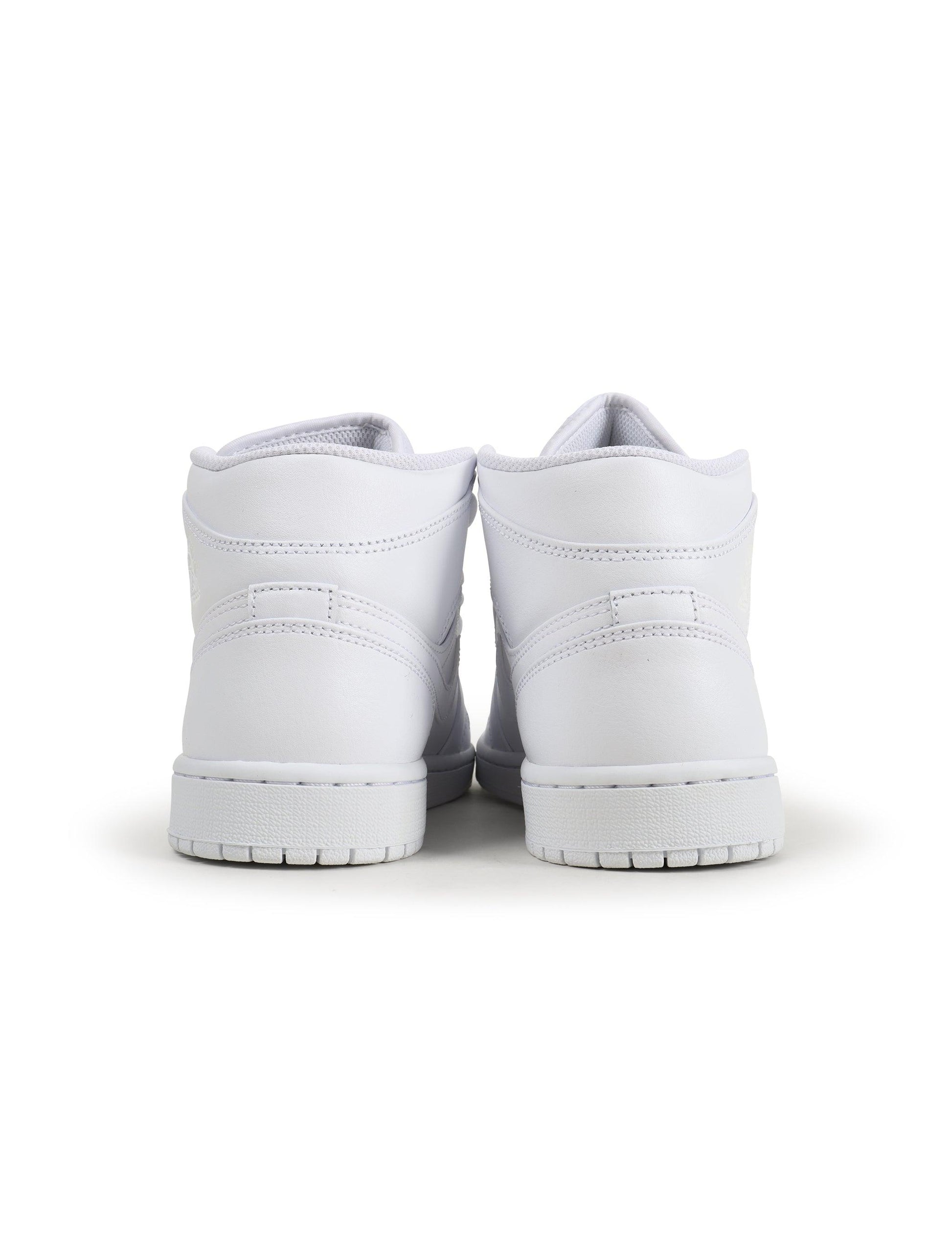 Air Jordan Mens 1 Mid - Triple White Denim Exchange