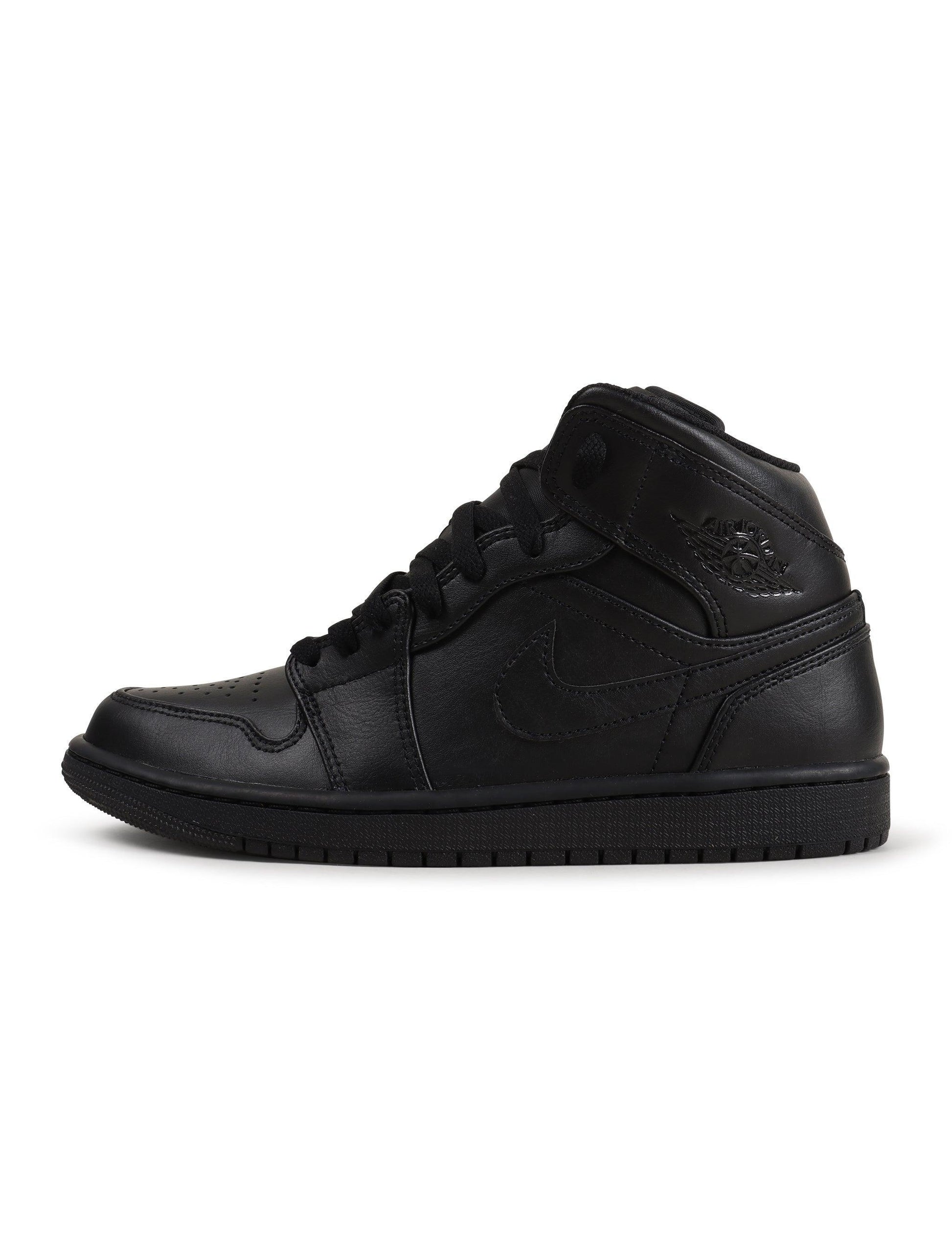 Air Jordan 1 Mid - Triple Black Denim Exchange