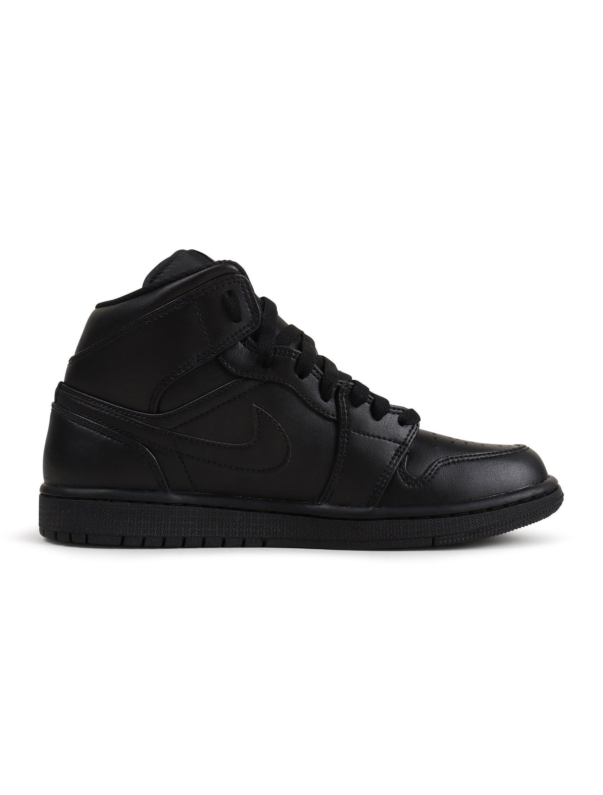 Air Jordan 1 Mid - Triple Black Denim Exchange