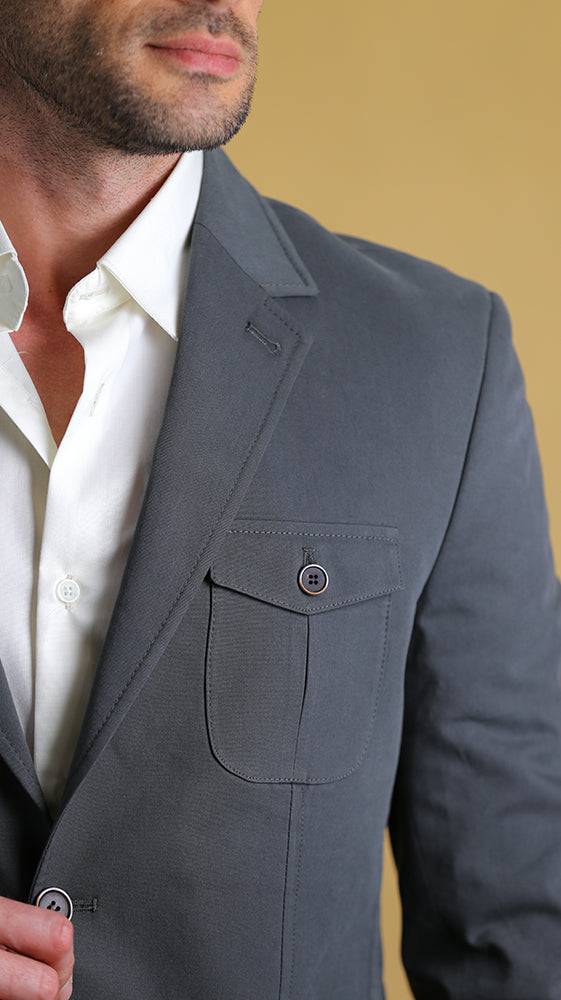 The Bespoke Blazer (Asphalt) Bright Moons