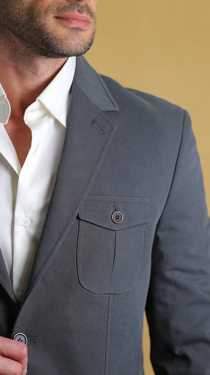 The Bespoke Blazer (Asphalt) Bright Moons