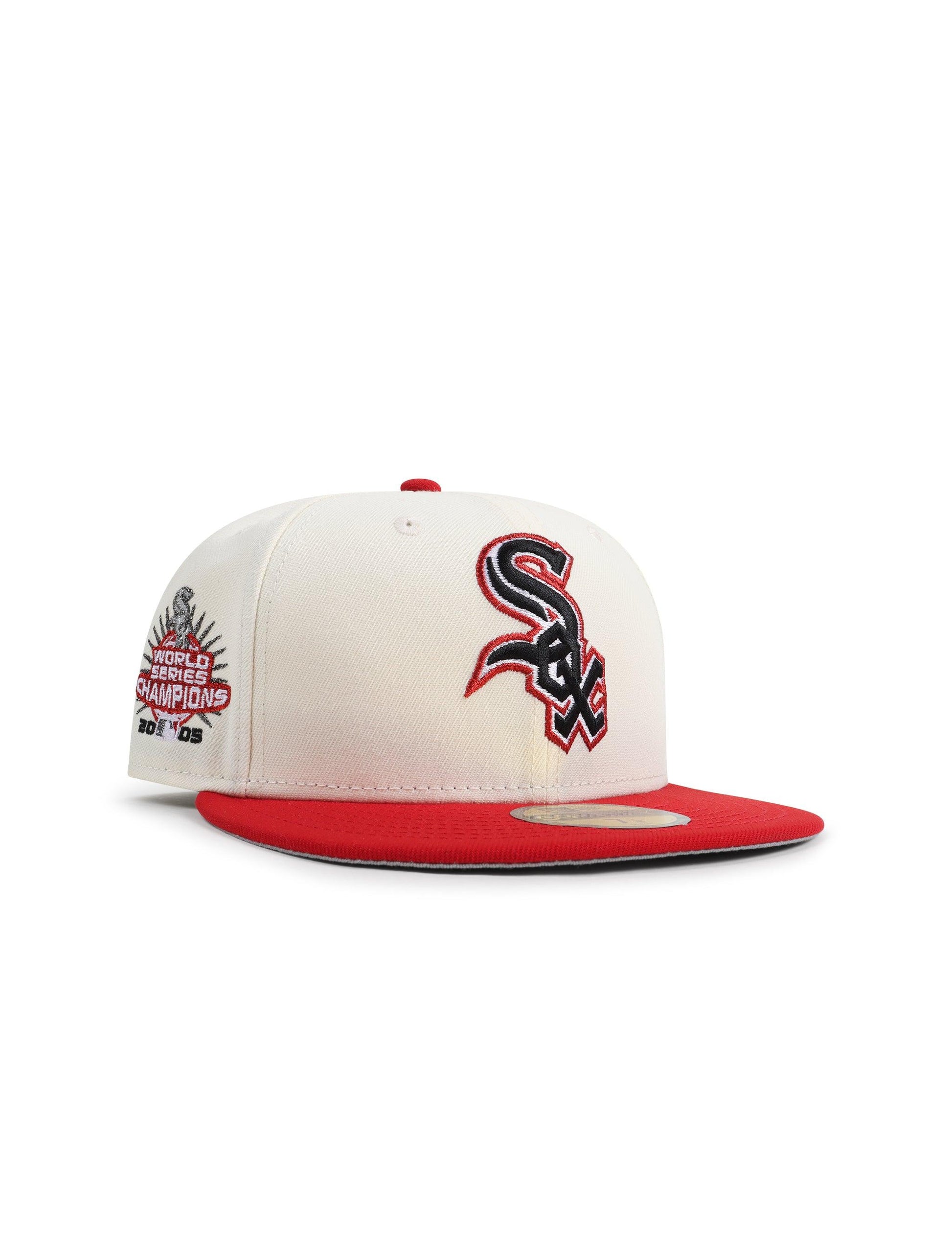 New Era 5950 White Sox World Series Champions - Chrome/Red Denim Exchange
