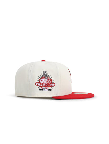 New Era 5950 White Sox World Series Champions - Chrome/Red Denim Exchange