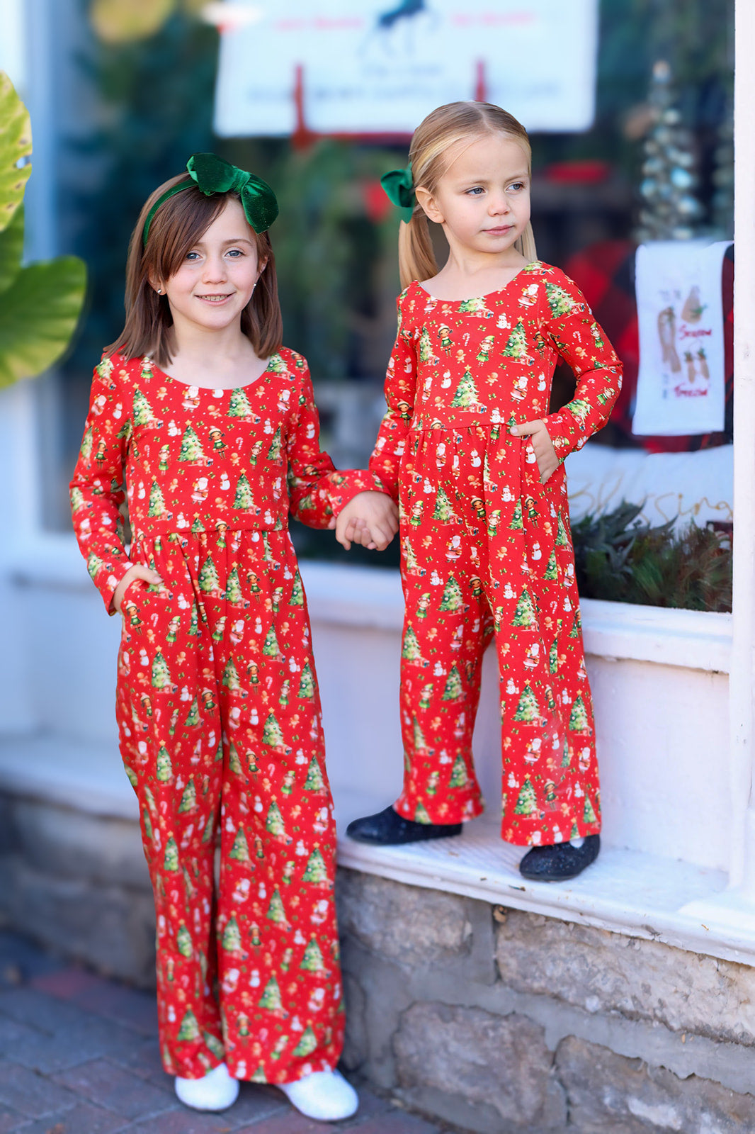 Caroline Leggy Romper - Santas Workshop Always In Bloom Clothing Co