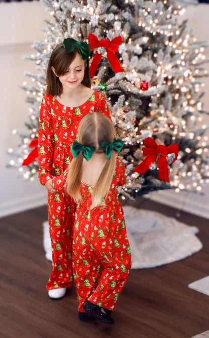 Caroline Leggy Romper - Santas Workshop Always In Bloom Clothing Co
