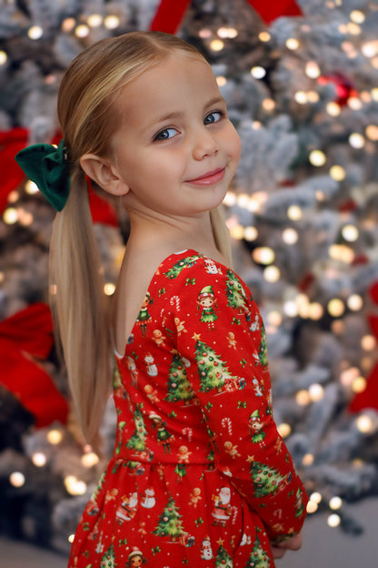 Caroline Leggy Romper - Santas Workshop Always In Bloom Clothing Co