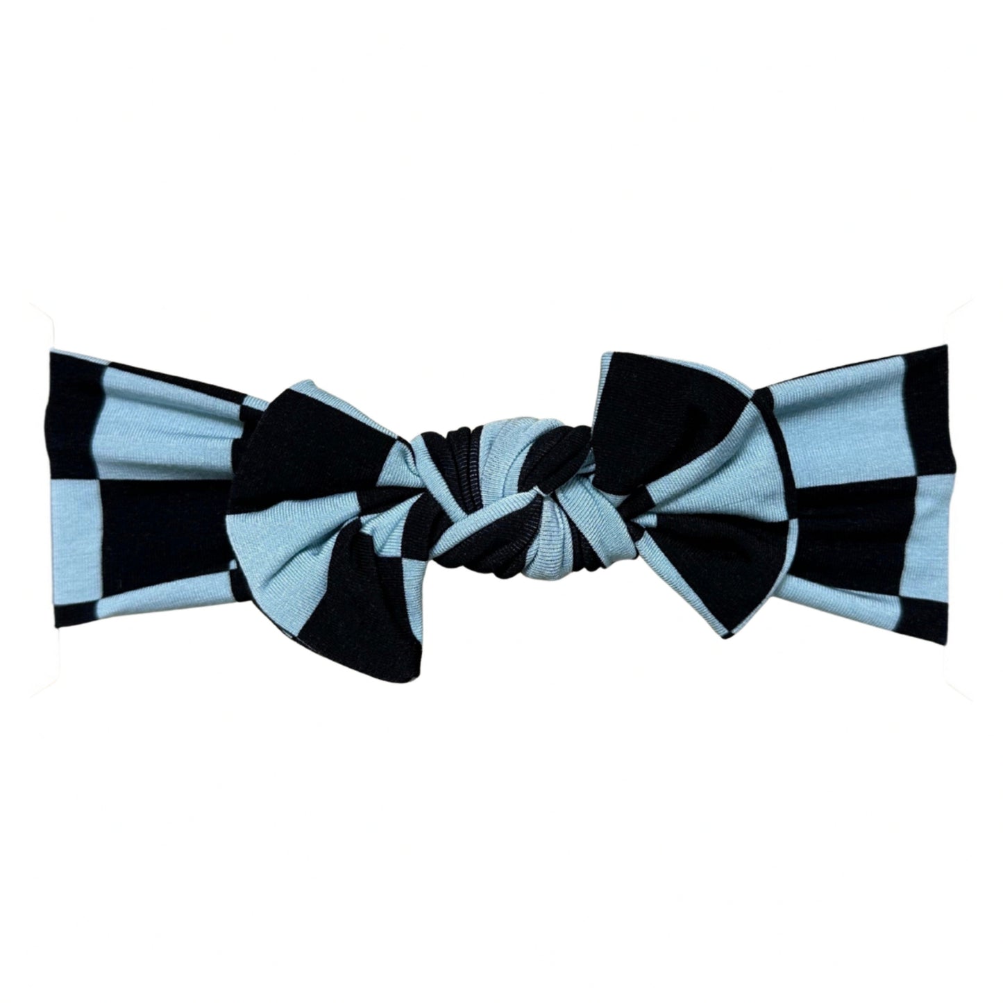 Check Magnet - Headband Bow Blush Lotus