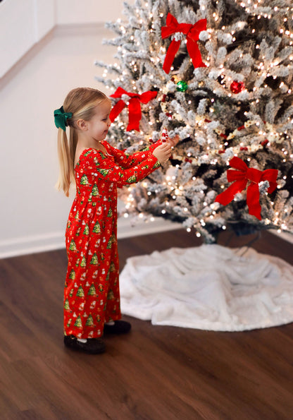 Caroline Leggy Romper - Santas Workshop Always In Bloom Clothing Co