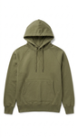 Olive Green Raglan Pullover Hoodie Sweatshirt | Men's Size XS | Clearance Tinyloverclothing