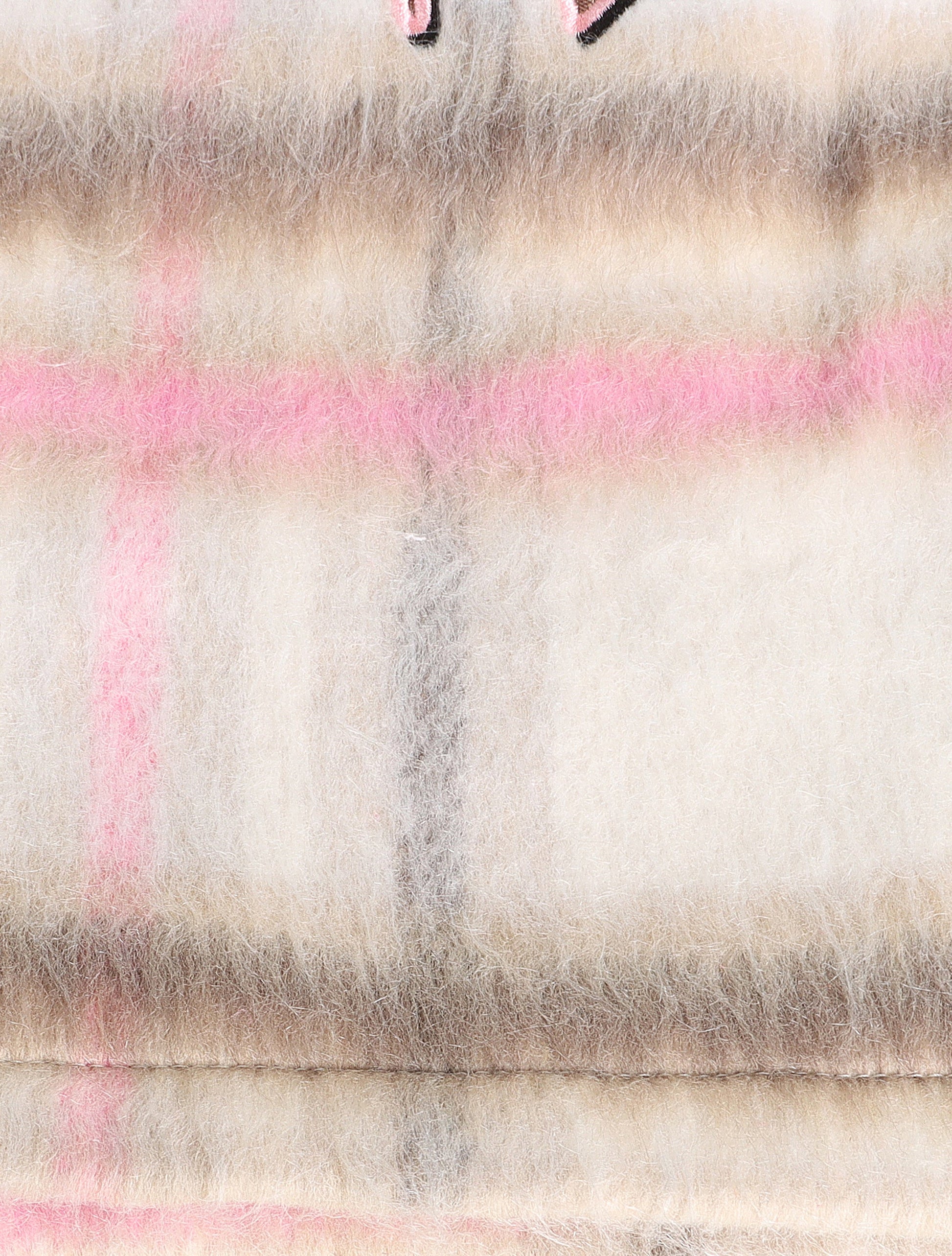 Sugarhill Tudor Mohair Shorts - Pink Plaid Denim Exchange