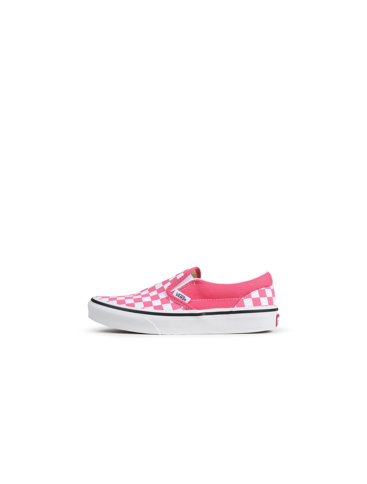 Vans (PS) Classic Slip On - Pink Checkboard Denim Exchange