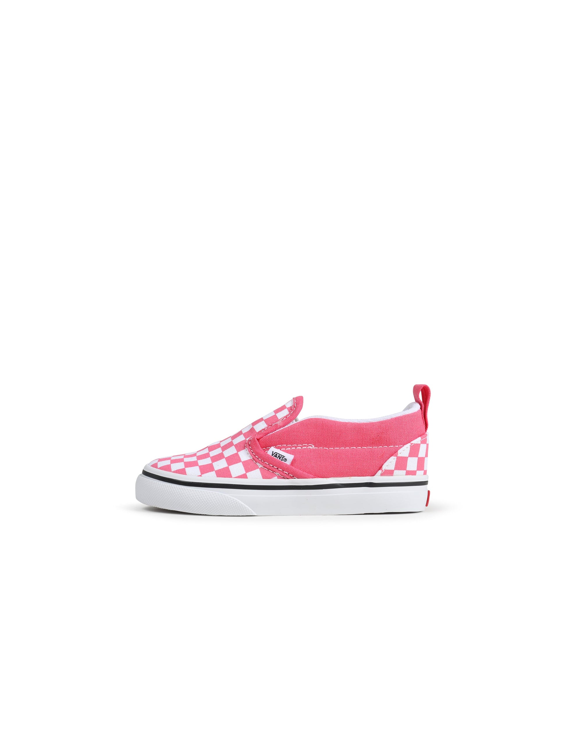 Vans (TD) Slip On V - Pink Checkboard Denim Exchange