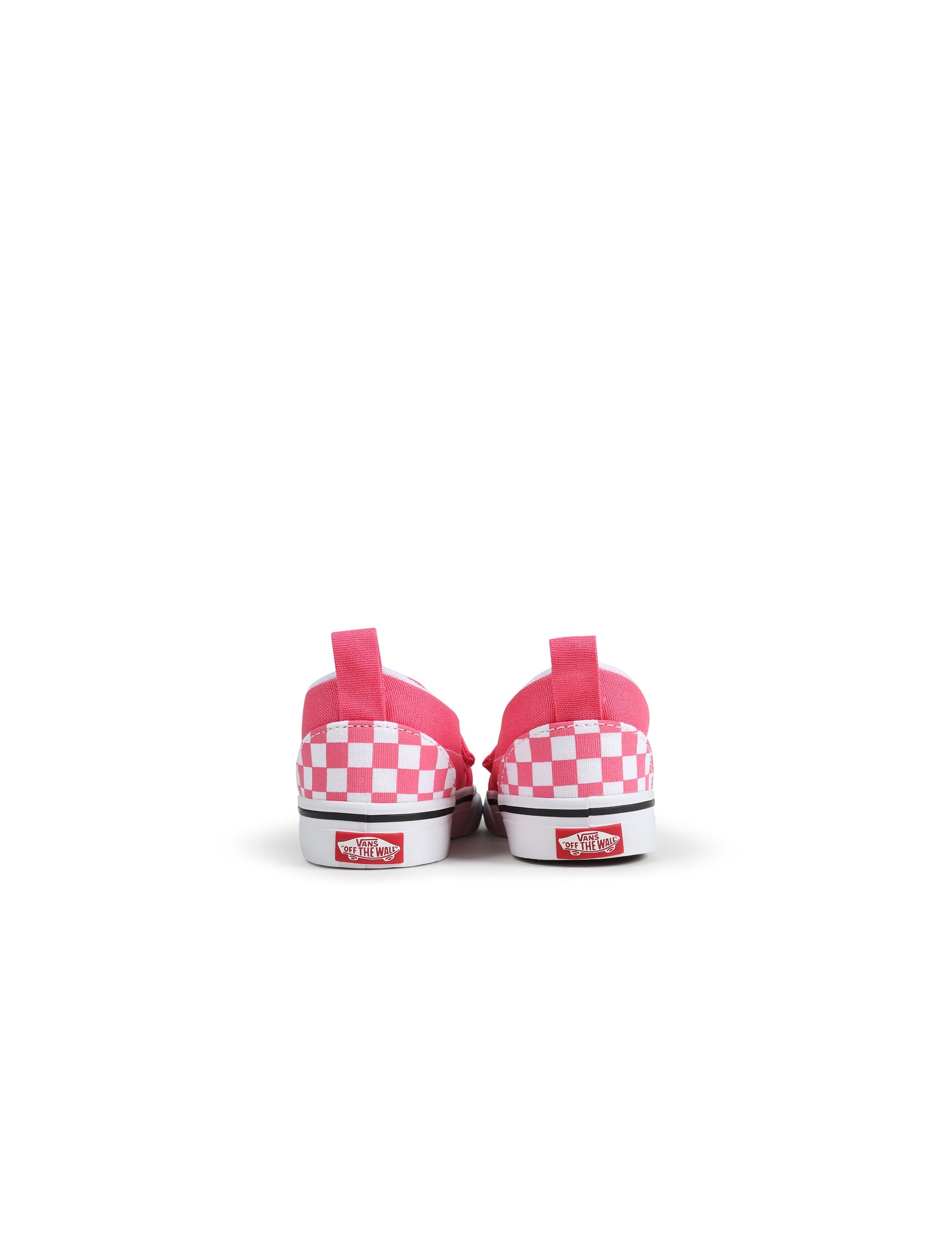 Vans (TD) Slip On V - Pink Checkboard Denim Exchange