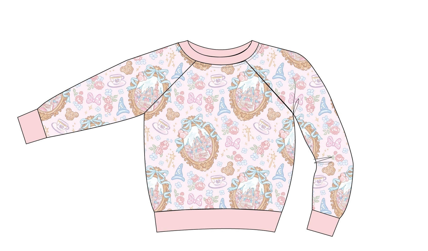 When You Wish - Bamboo Terry Sweatshirt Blush Lotus