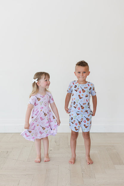 Cowboy - Pocket Short Set Blush Lotus