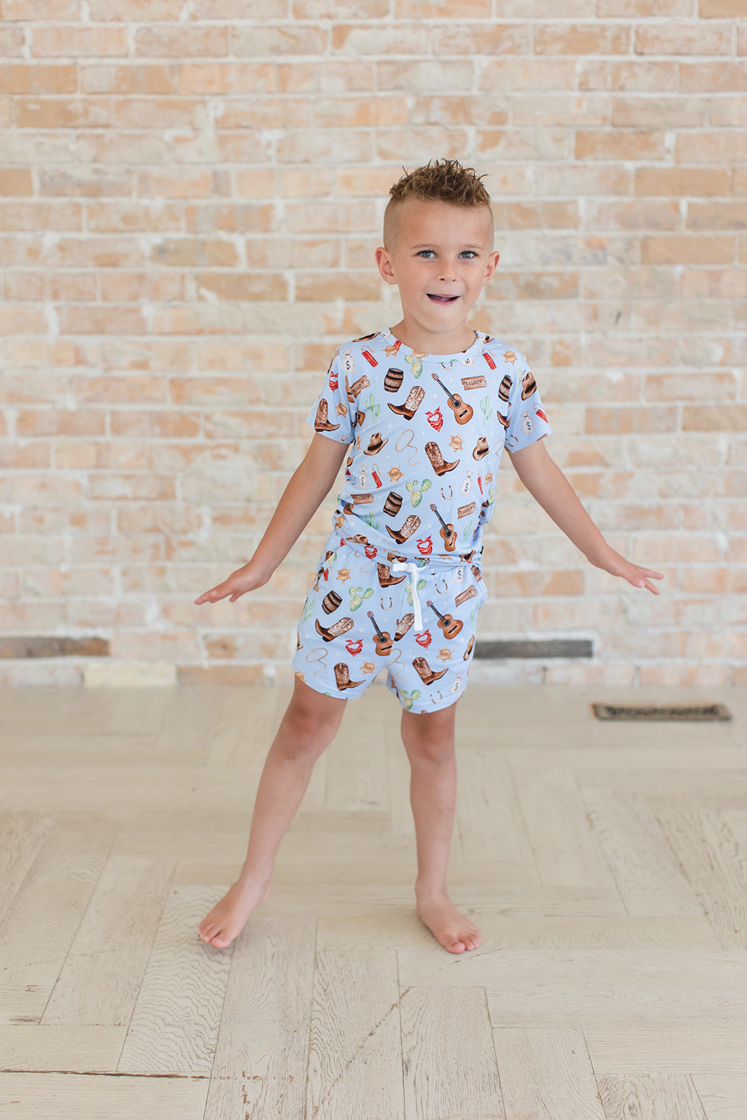 Cowboy - Pocket Short Set Blush Lotus