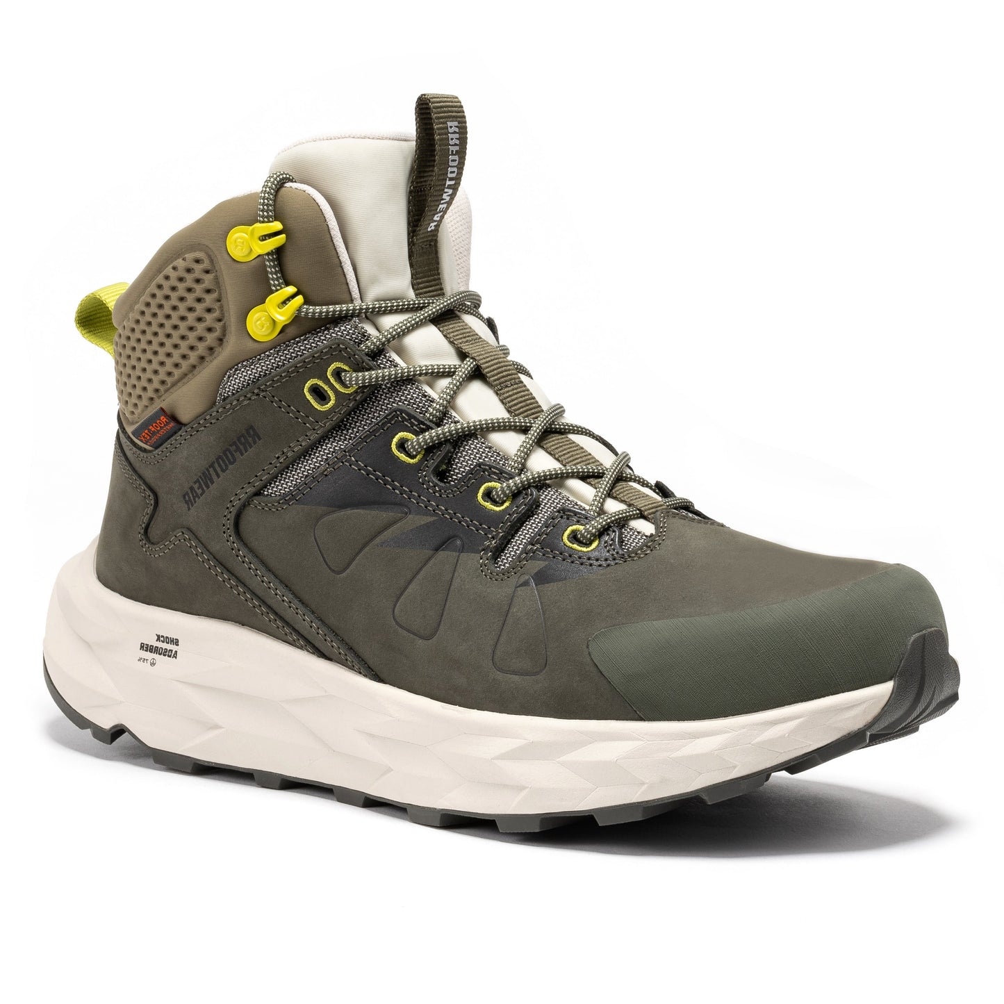 ROCKROOSTER Farmington Green 6 Inch Waterproof Hiking Boots with VIBRAM® Outsole  OC21033 Rock Rooster Footwear Inc