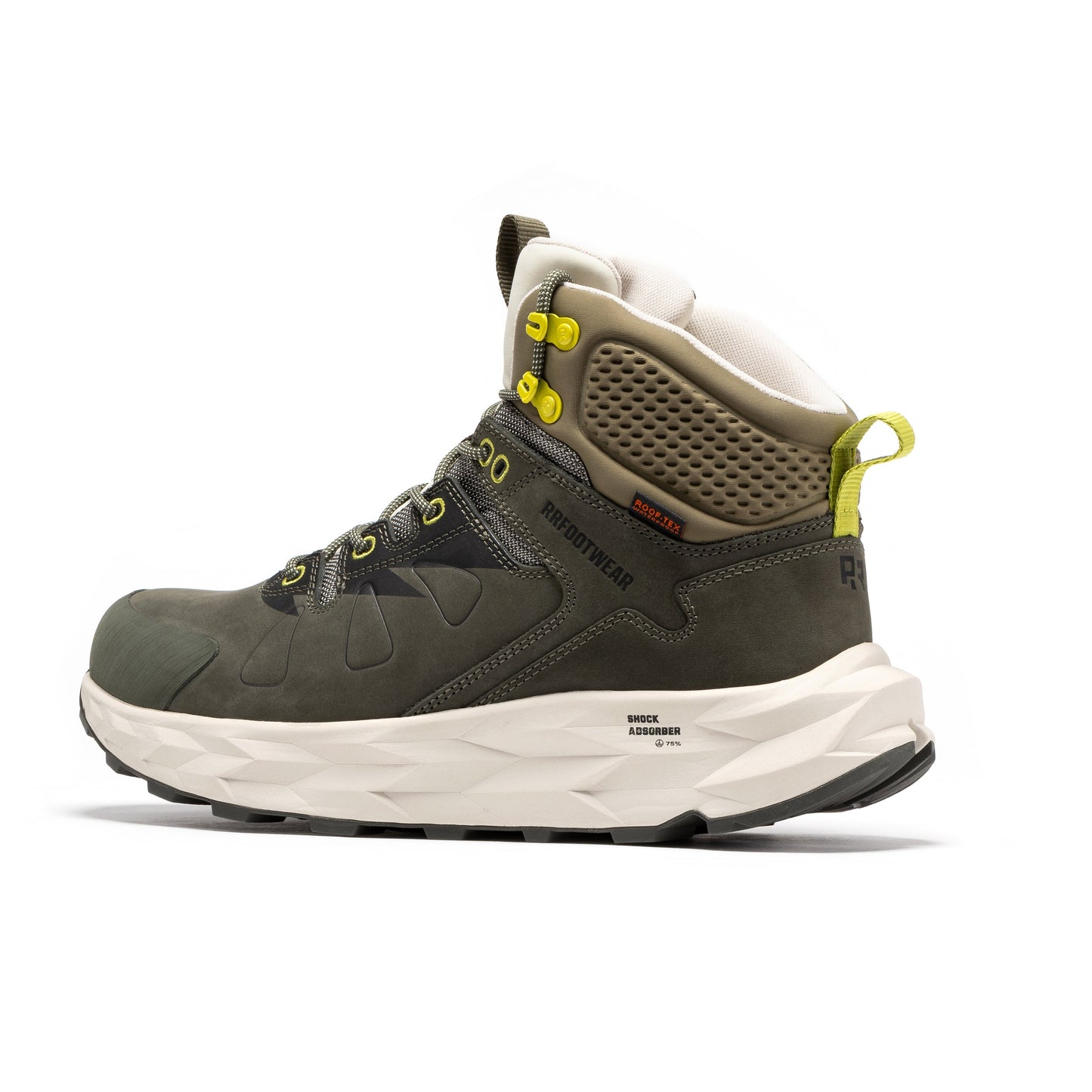 ROCKROOSTER Farmington Green 6 Inch Waterproof Hiking Boots with VIBRAM® Outsole  OC21033 Rock Rooster Footwear Inc