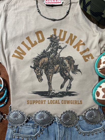 Wild Junkie Cowgirl Graphic Tee Wild Junkie