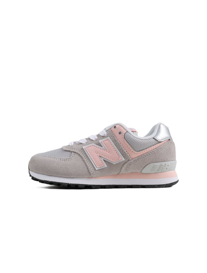 New Balance (PS) 574 - Rain Cloud/ Pink Haze Denim Exchange